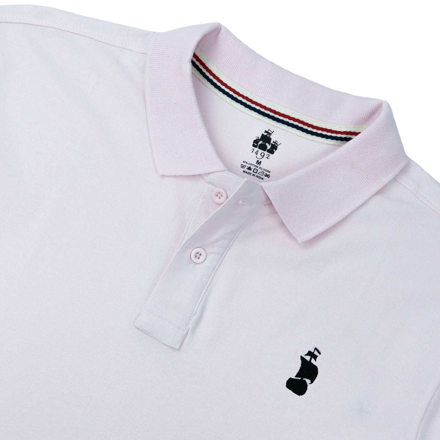 POLO 1492 MANGAS CORTAS LISO PARA CABALLEROS ** 12-2007-C-B CODIGO: 3001348