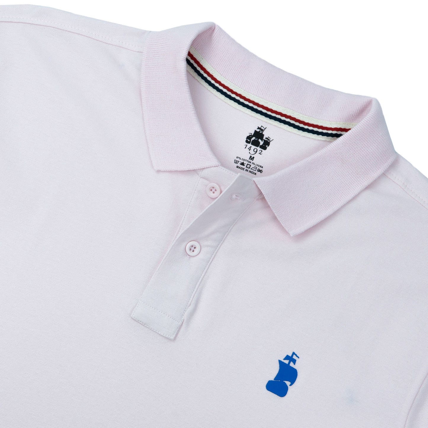 POLO 1492 MANGAS CORTAS LISO PARA CABALLEROS