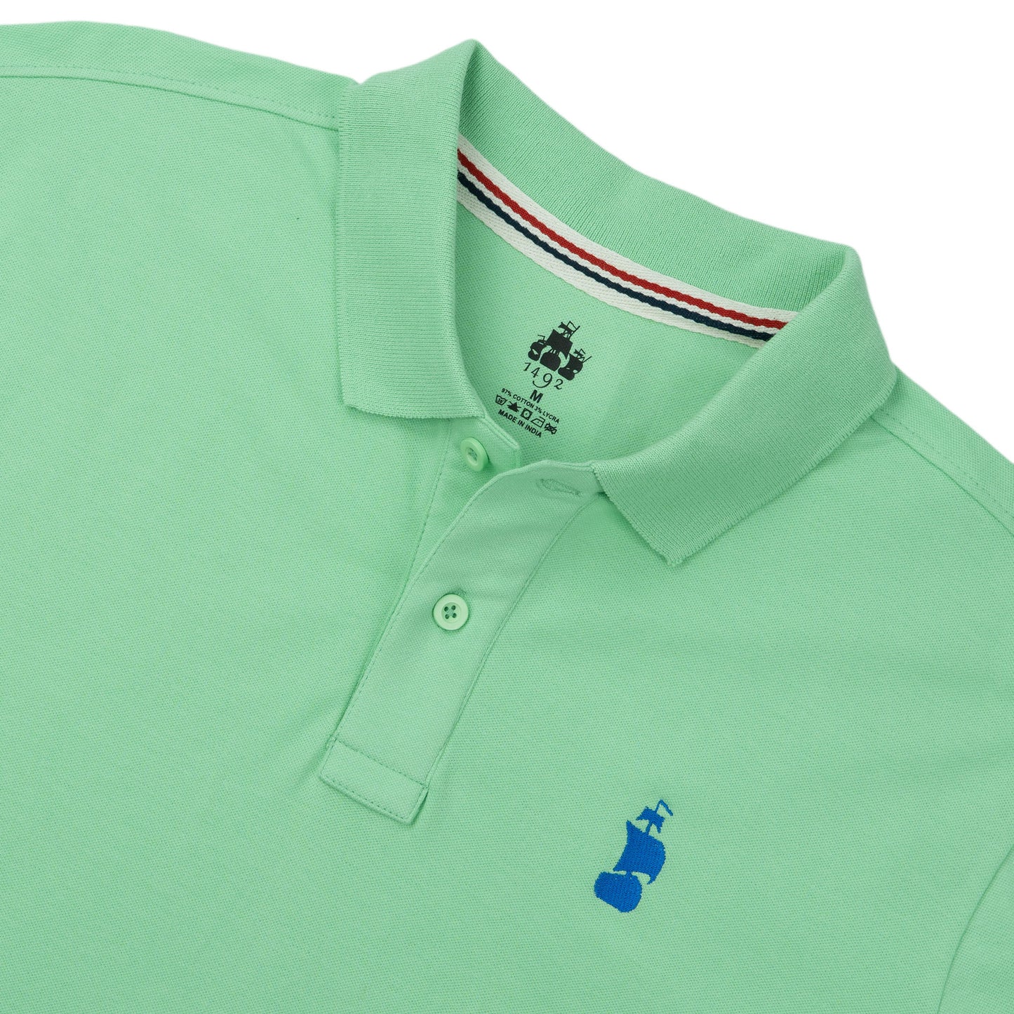 POLO 1492 MANGAS CORTAS LISO PARA CABALLEROS