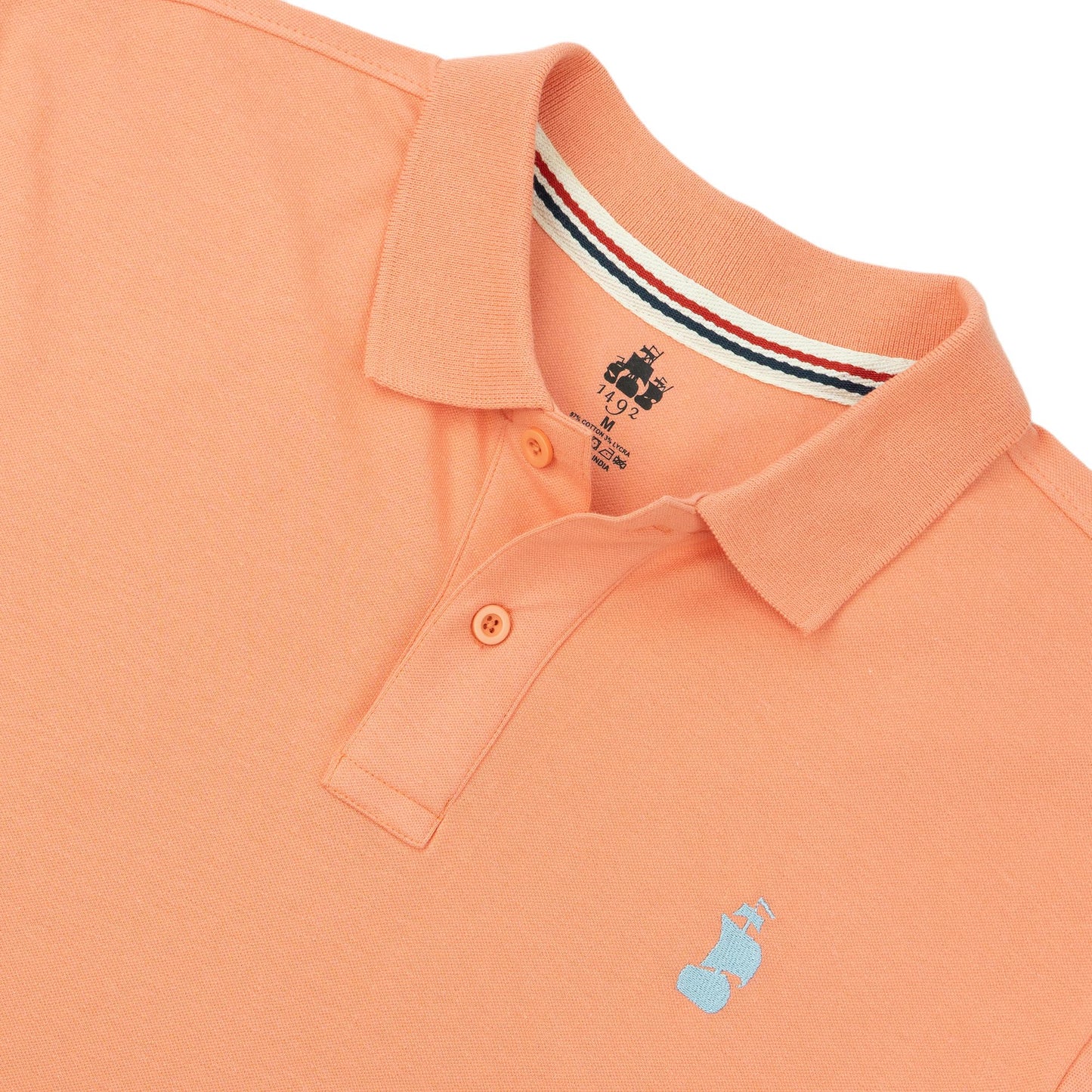 POLO 1492 MANGAS CORTAS LISO PARA CABALLEROS