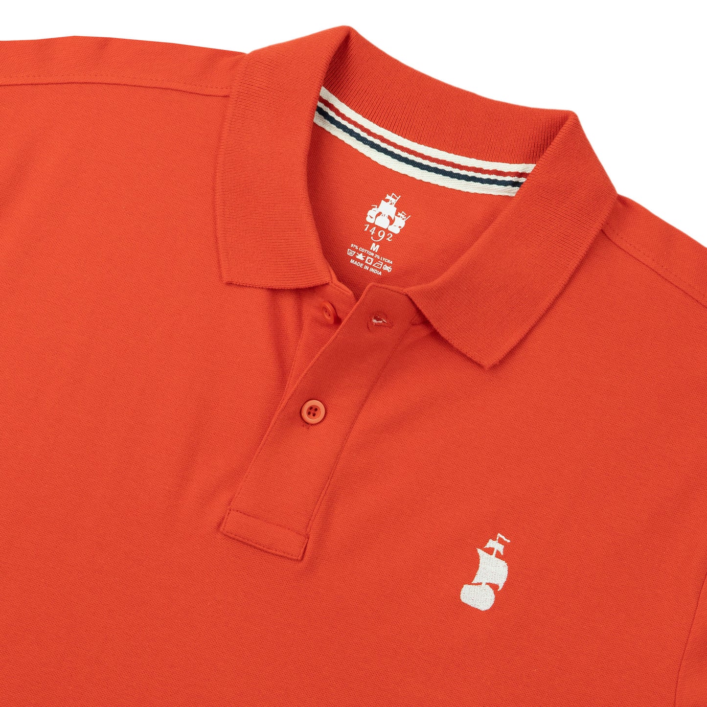 POLO 1492 MANGAS CORTAS LISO PARA CABALLEROS