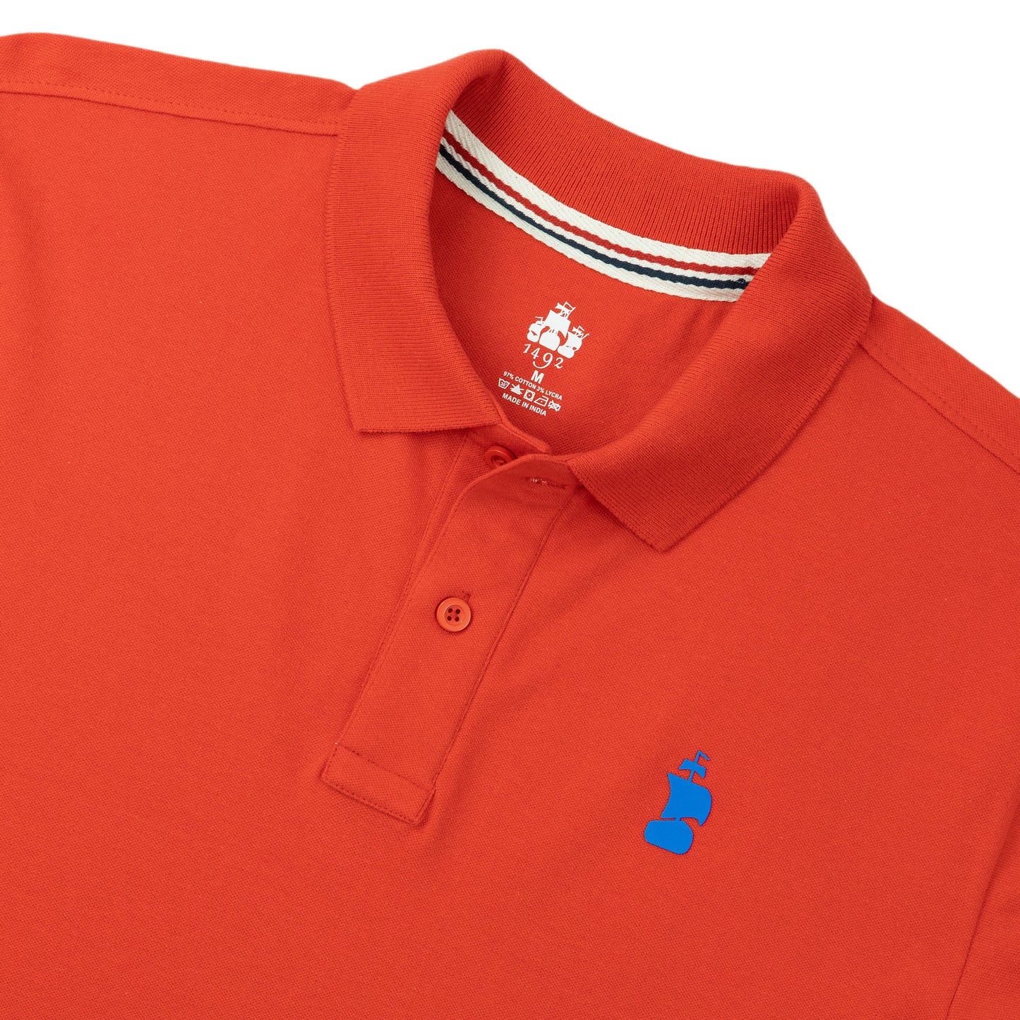 POLO 1492 MANGAS CORTAS LISO PARA CABALLEROS