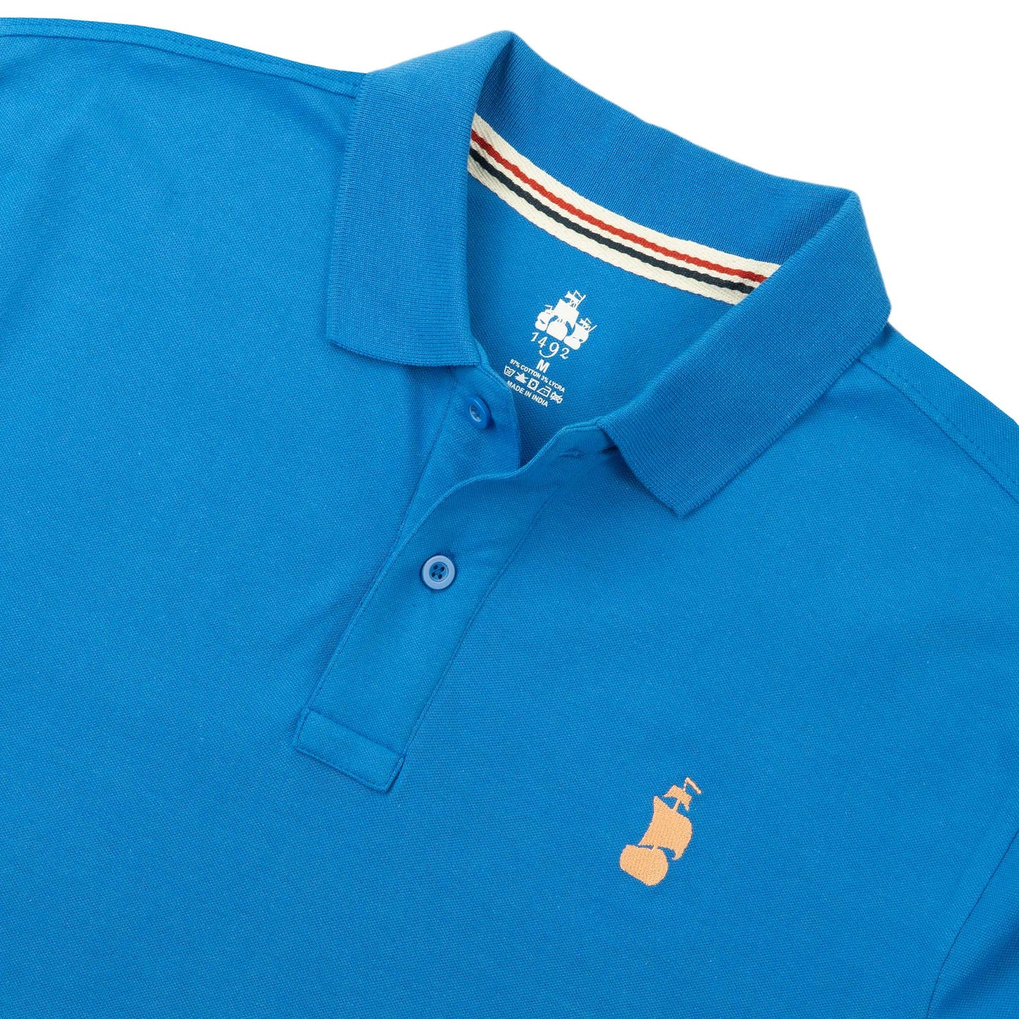 POLO 1492 MANGAS CORTAS LISO PARA CABALLEROS ** 18-4140-C-B CODIGO: 3001333