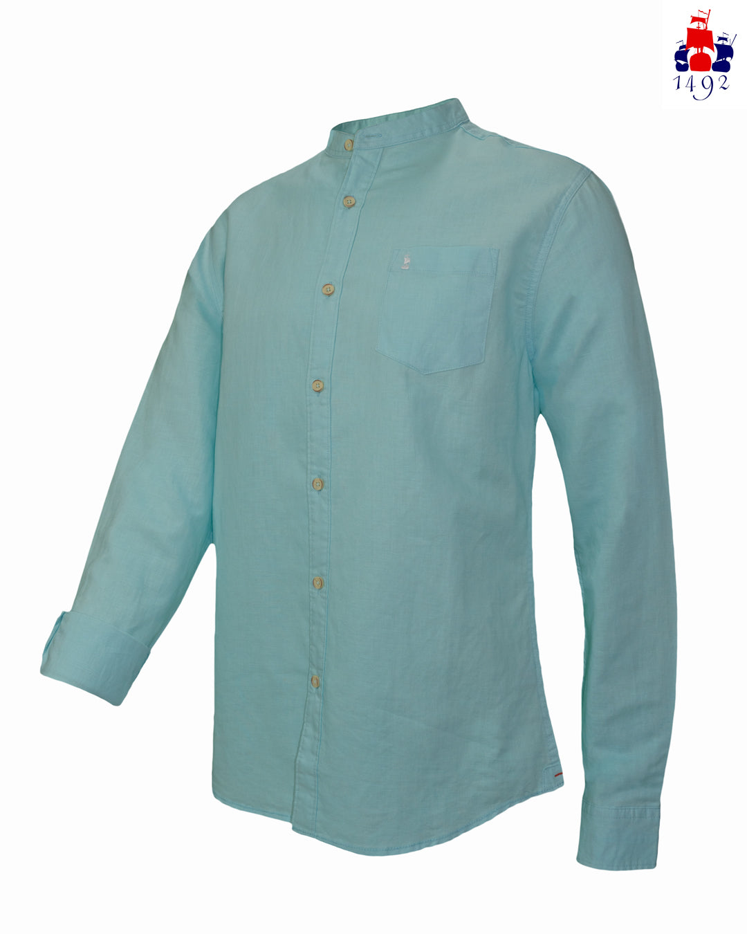 CAMISA 1492 MANGAS LARGAS LISA C/CHINO NINO ** AB-161 CODIGO: 601202209811