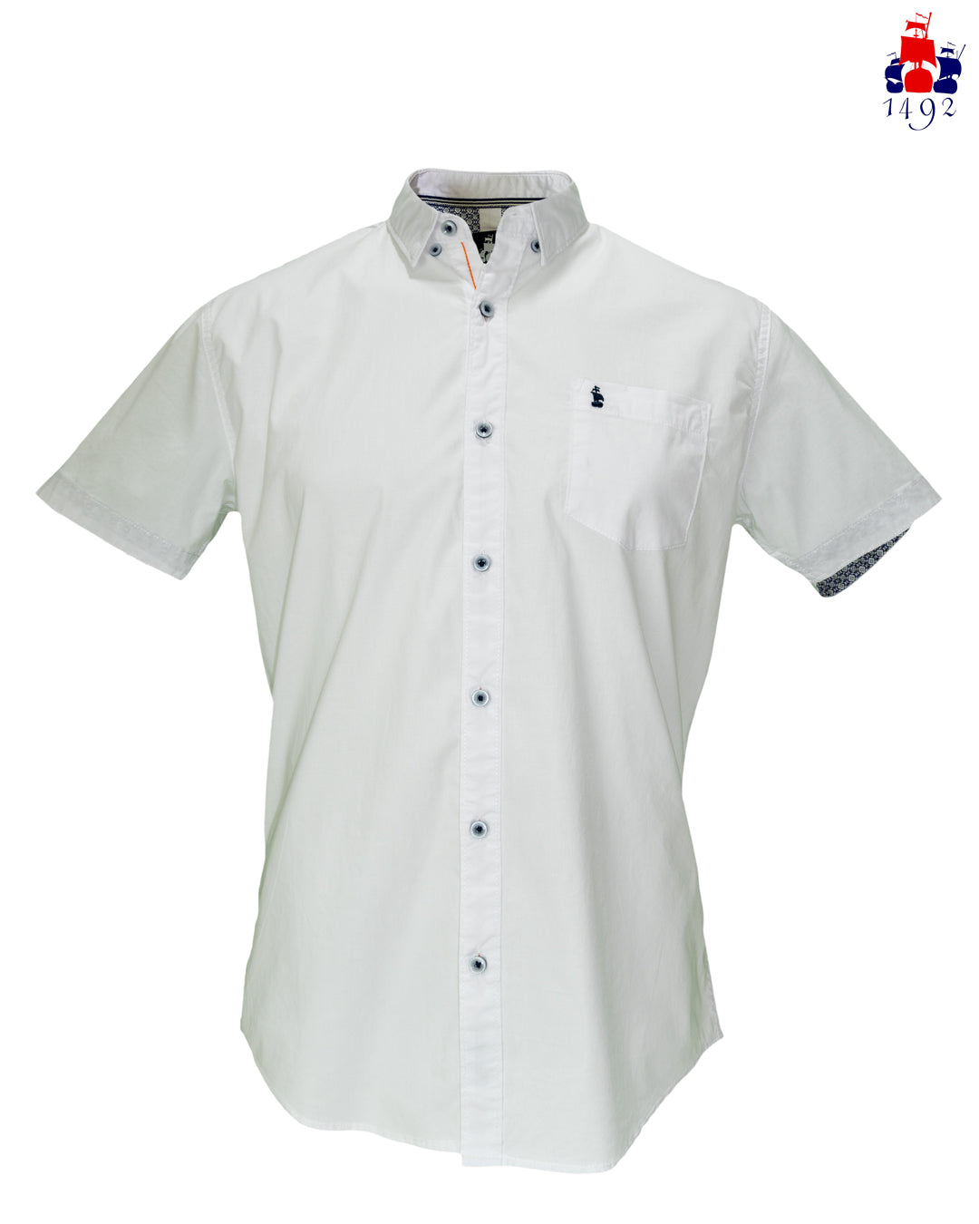 CAMISA 1492 MANGAS CORTAS LISA NINO ** AB-234 CODIGO: 601202134281