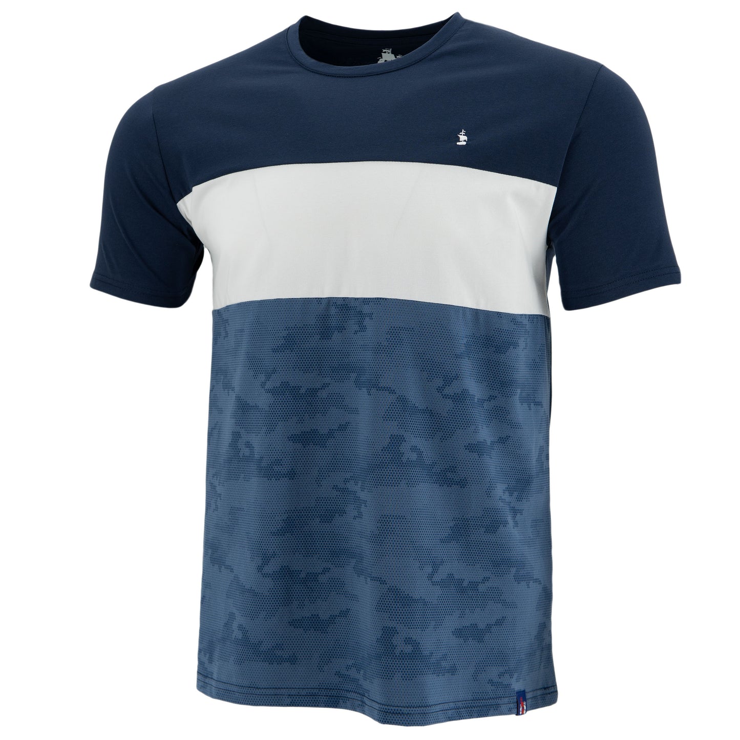 T-SHIRT 1492 MANGAS CORTAS COMBINADO PARA CABALLEROS