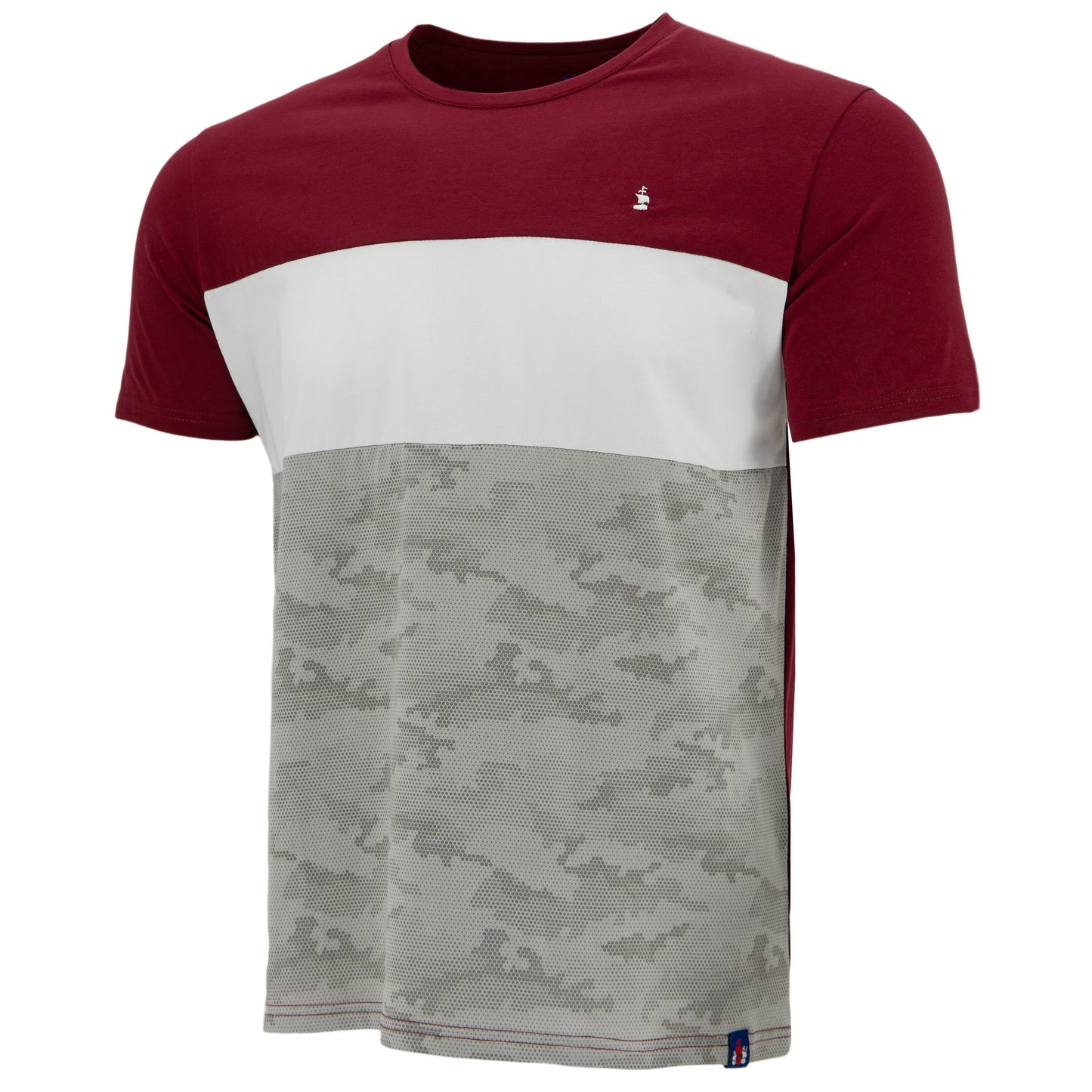 T-SHIRT 1492 MANGAS CORTAS COMBINADO PARA CABALLEROS