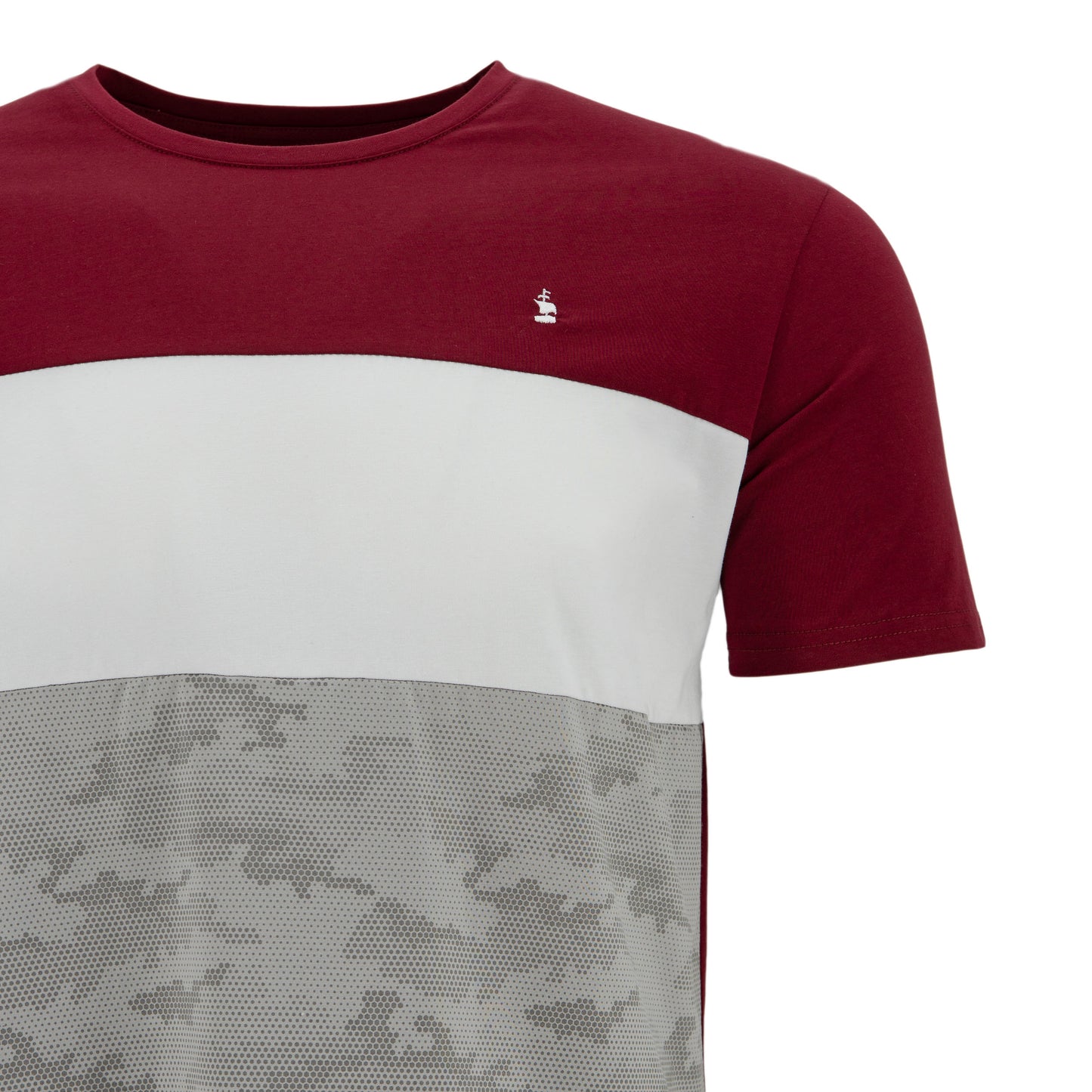 T-SHIRT 1492 MANGAS CORTAS COMBINADO PARA CABALLEROS