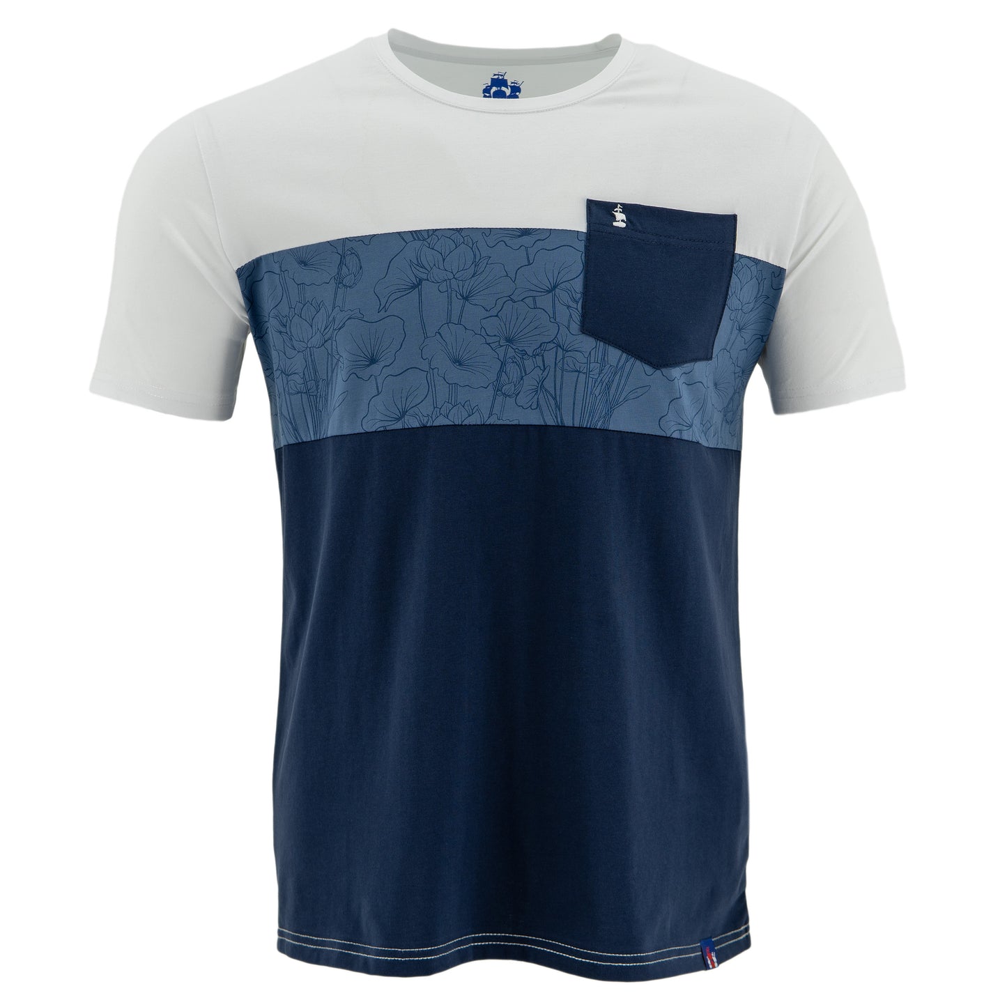 T-SHIRT 1492 MANGAS CORTAS ESTAMP C/ BOLSILLO PARA CABALLEROS