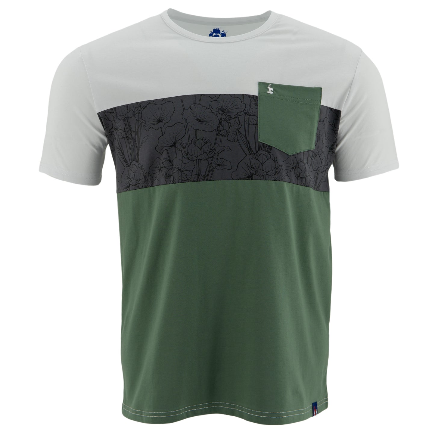 T-SHIRT 1492 MANGAS CORTAS ESTAMP C/ BOLSILLO PARA CABALLEROS