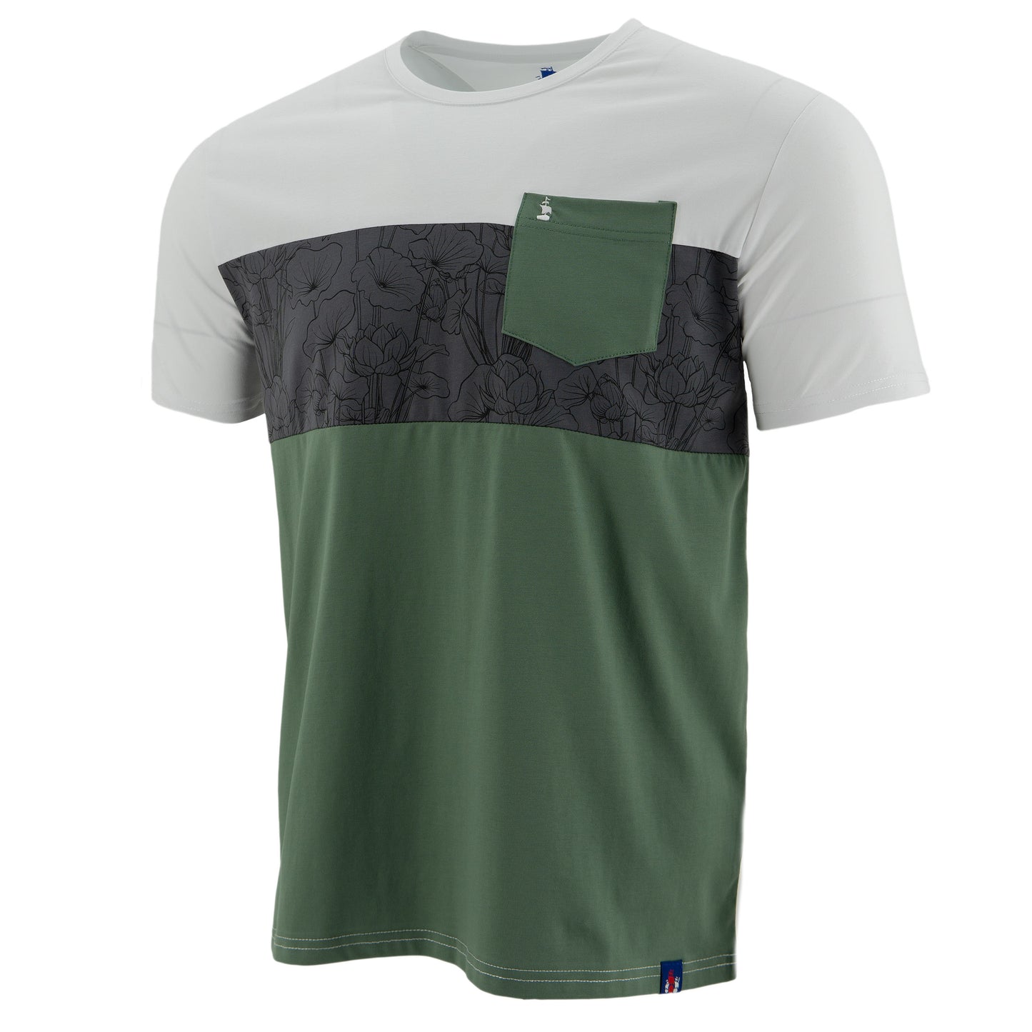 T-SHIRT 1492 MANGAS CORTAS ESTAMP C/ BOLSILLO PARA CABALLEROS
