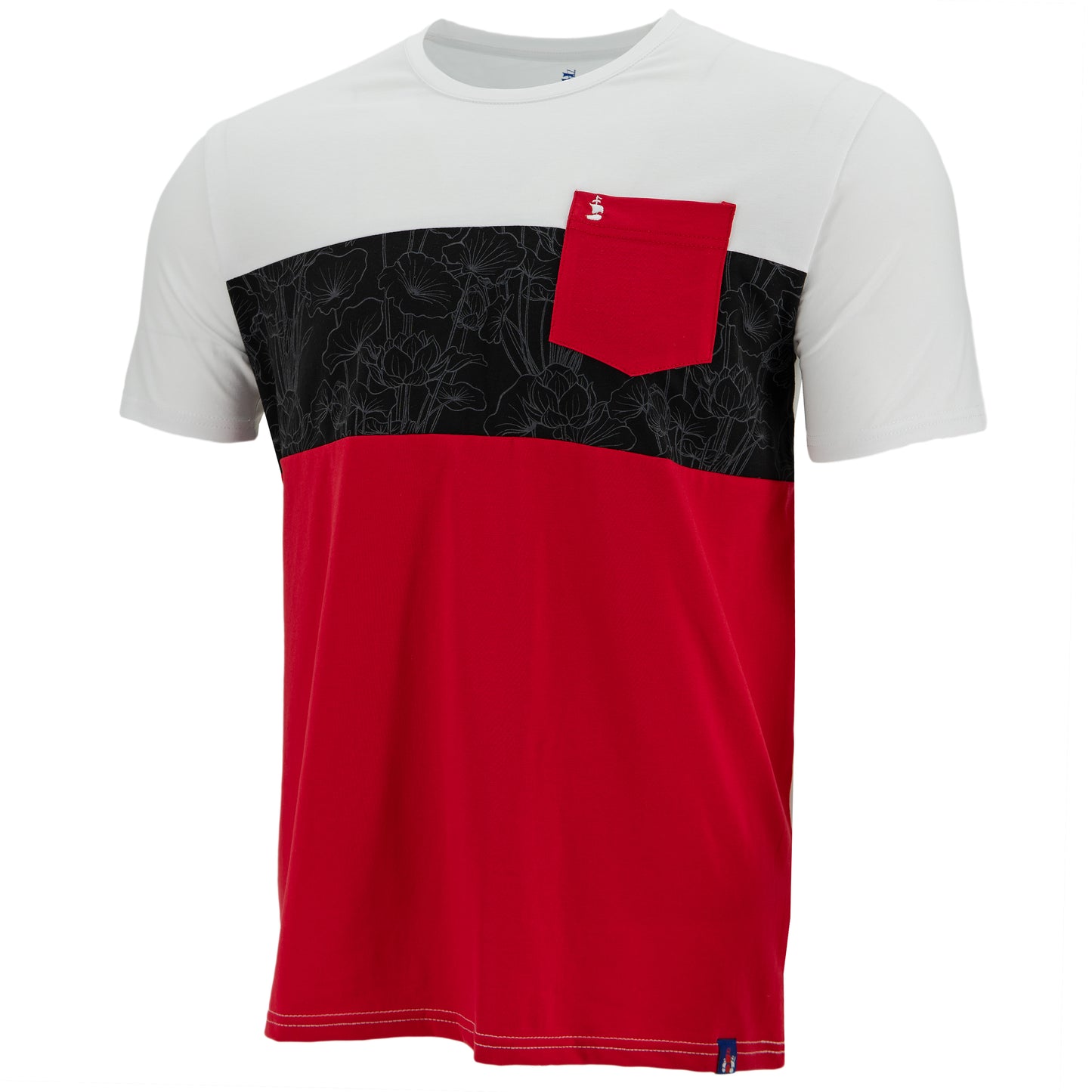 T-SHIRT 1492 MANGAS CORTAS ESTAMP C/ BOLSILLO PARA CABALLEROS
