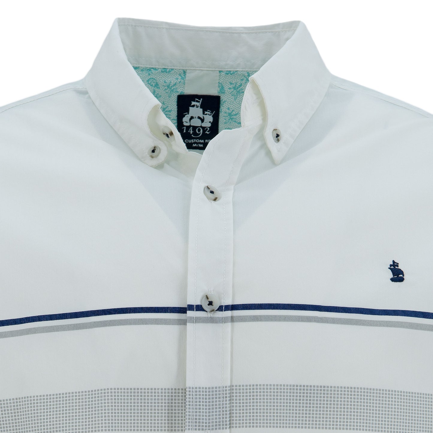 CAMISA 1492 MANGAS LARGAS RAYAS PARA CABALLEROS