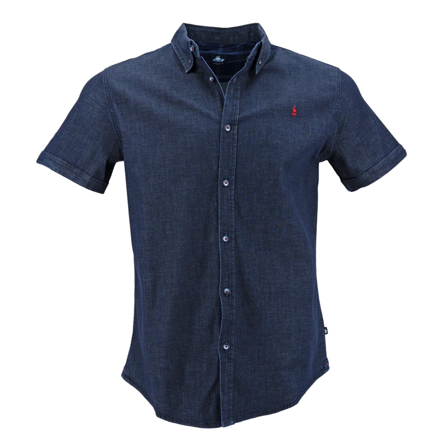 CAMISA 1492 MANGAS CORTAS LISA PARA CABALLEROS ** ANT-407-408 CODIGO: 3015111