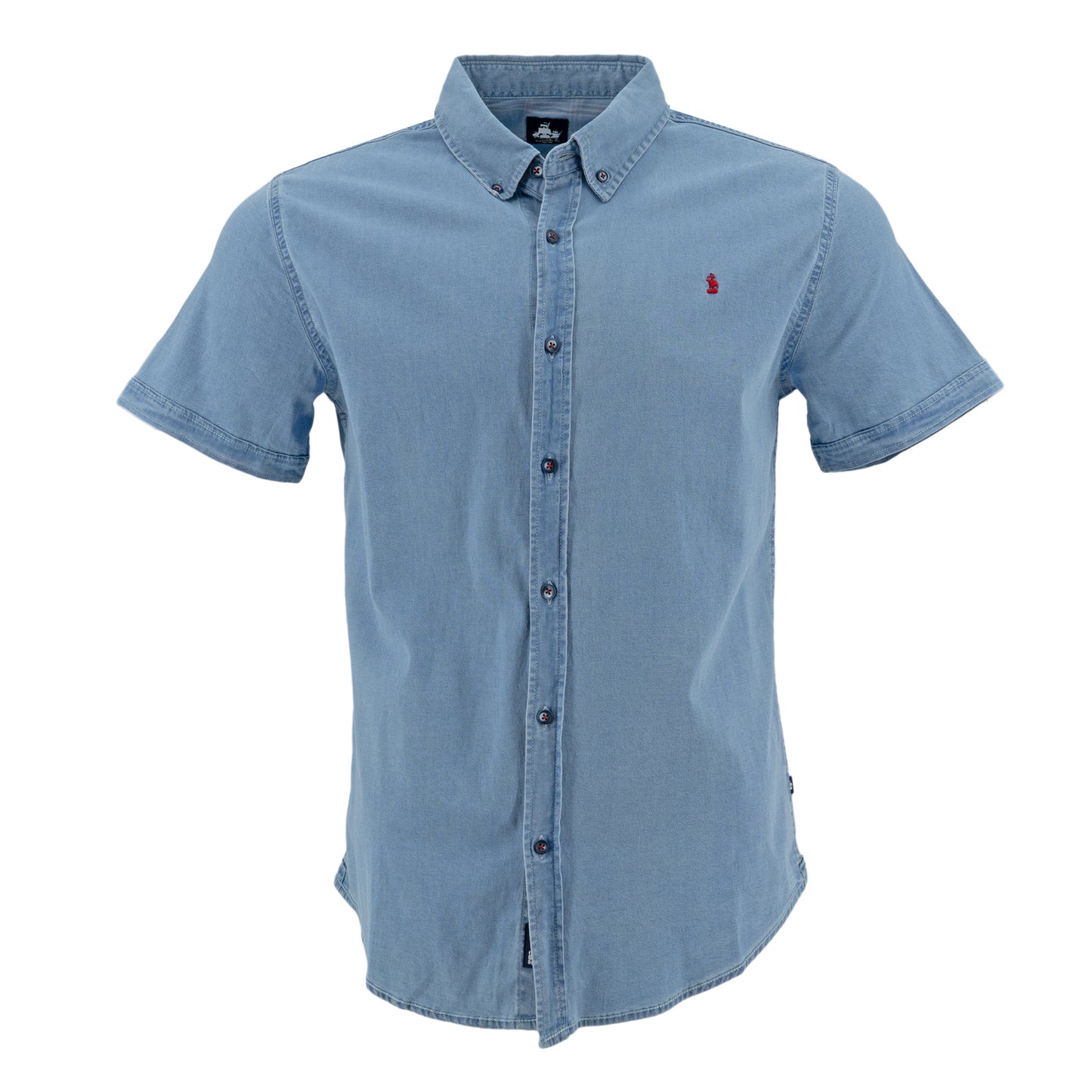 CAMISA 1492 MANGAS CORTAS LISA PARA CABALLEROS ** ANT-407-408 CODIGO: 3015111