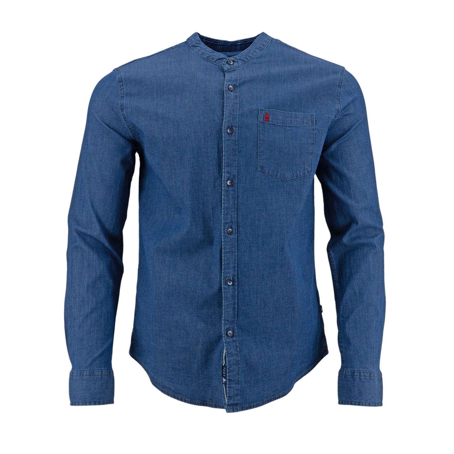 CAMISA 1492 MANGAS LARGAS LISA C/CHINO PARA CABALLEROS ** ANT-410-411 CODIGO: 3015135