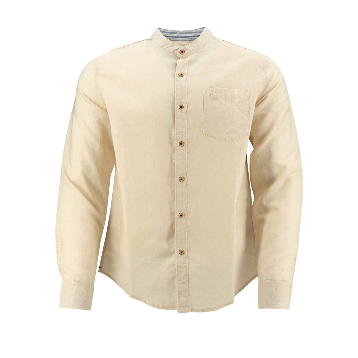 CAMISA 1492 MANGAS LARGAS LISA C/CHINO PARA CABALLEROS ** ANT-415-416 CODIGO: 3015165