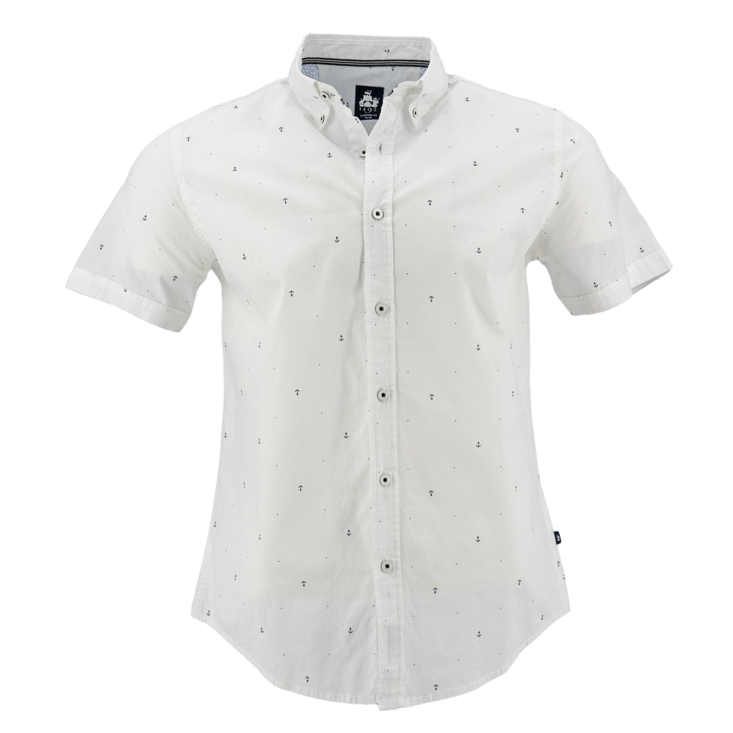 CAMISA 1492 MANGAS CORTAS ESTAMP PARA CABALLEROS ** ANT-429-430 CODIGO: 3015261