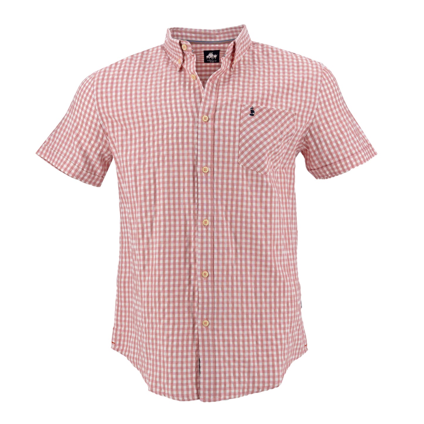 CAMISA 1492 MANGAS CORTAS CUADROS PARA CABALLEROS ** ANT440441442 CODIGO: 3015339