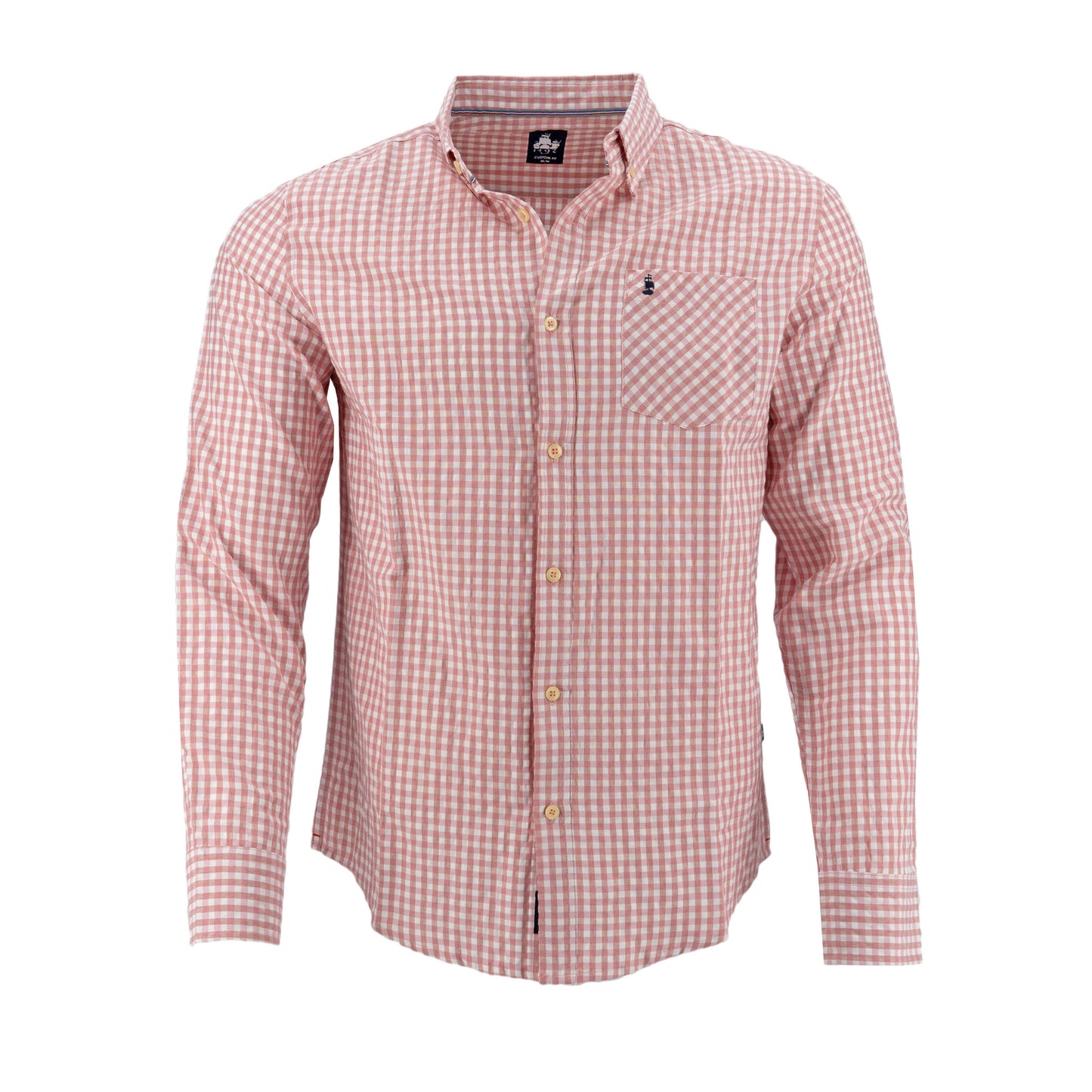 CAMISA 1492 MANGAS LARGAS CUADROS PARA CABALLEROS ** ANT443444445 CODIGO: 3015357