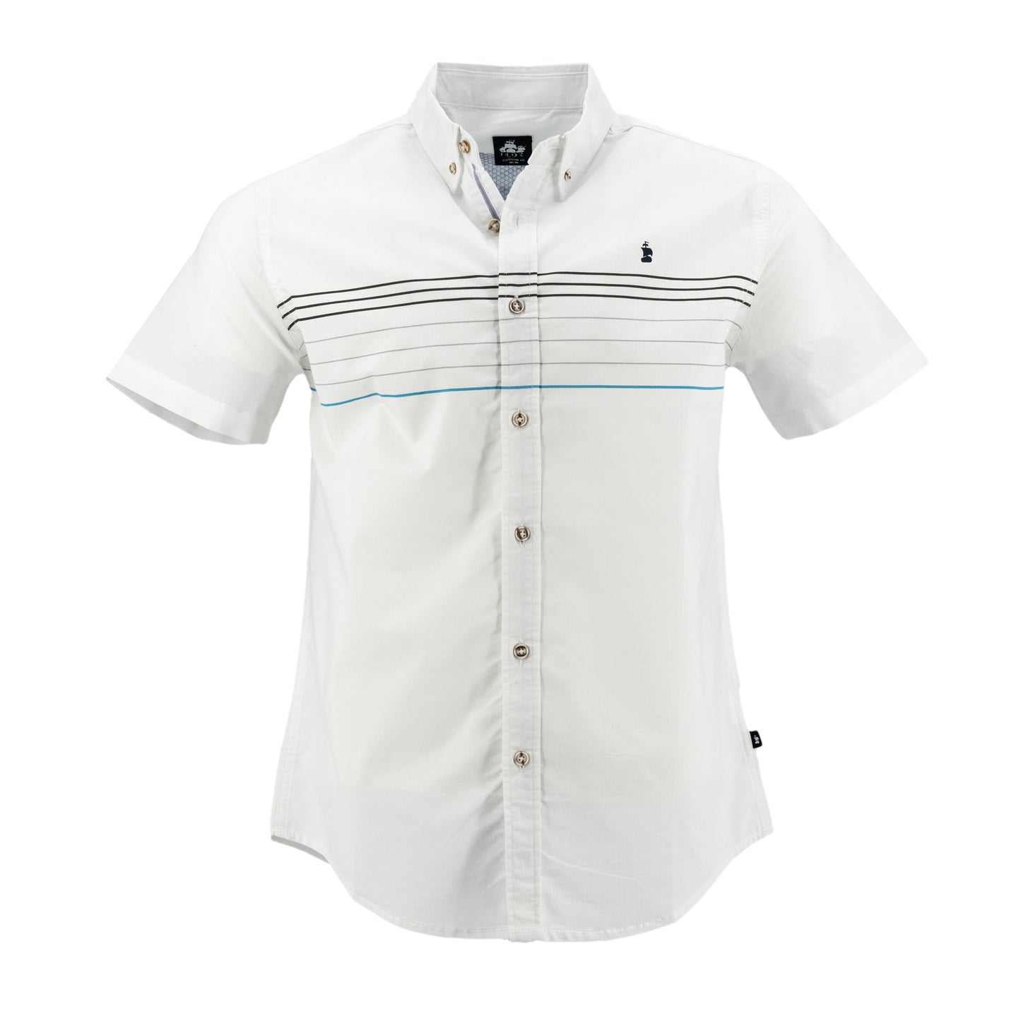 CAMISA 1492 MANGAS CORTAS RAYAS PARA CABALLEROS ** ANT446447448449 CODIGO: 3015399