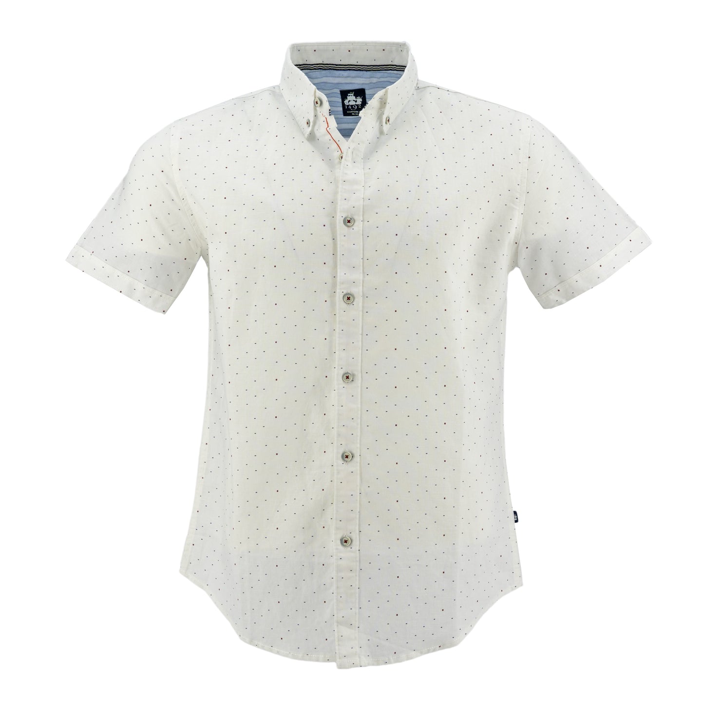 CAMISA 1492 MANGAS CORTAS ESTAMP PARA CABALLEROS ** ANT-458-459 CODIGO: 3016908