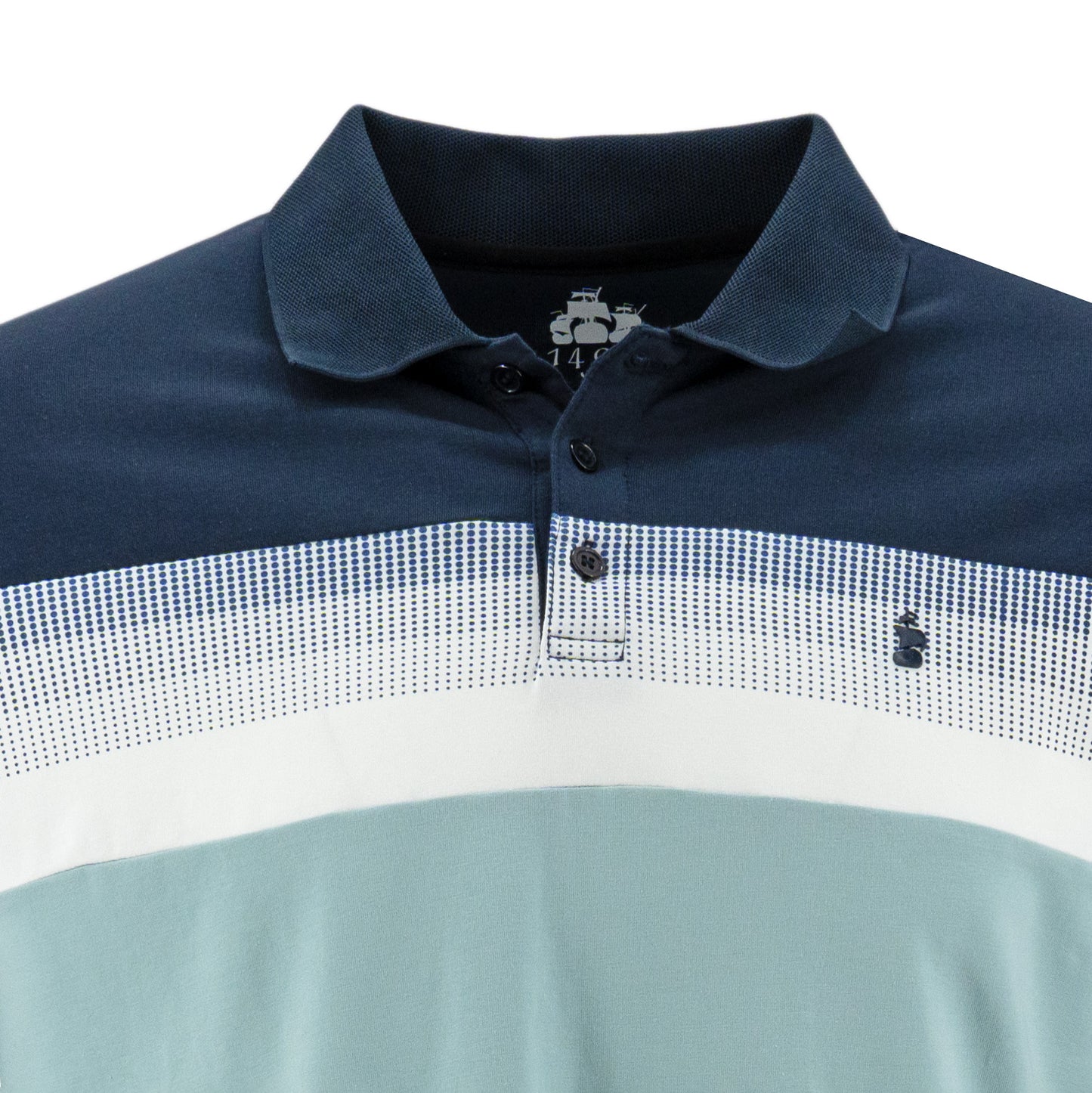 POLO 1492 MANGAS CORTAS COMBINADO PARA CABALLEROS ** ANT-499-500 CODIGO: 3015792