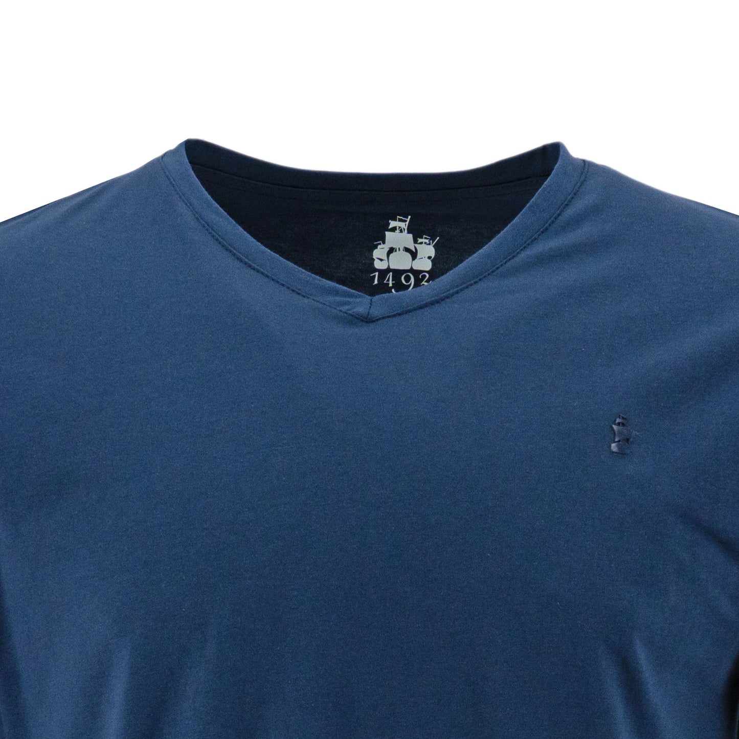 T-SHIRT 1492 MANGAS CORTAS LISO CUELLO V PARA CABALLEROS ** ANT-516-520 CODIGO: 3015900