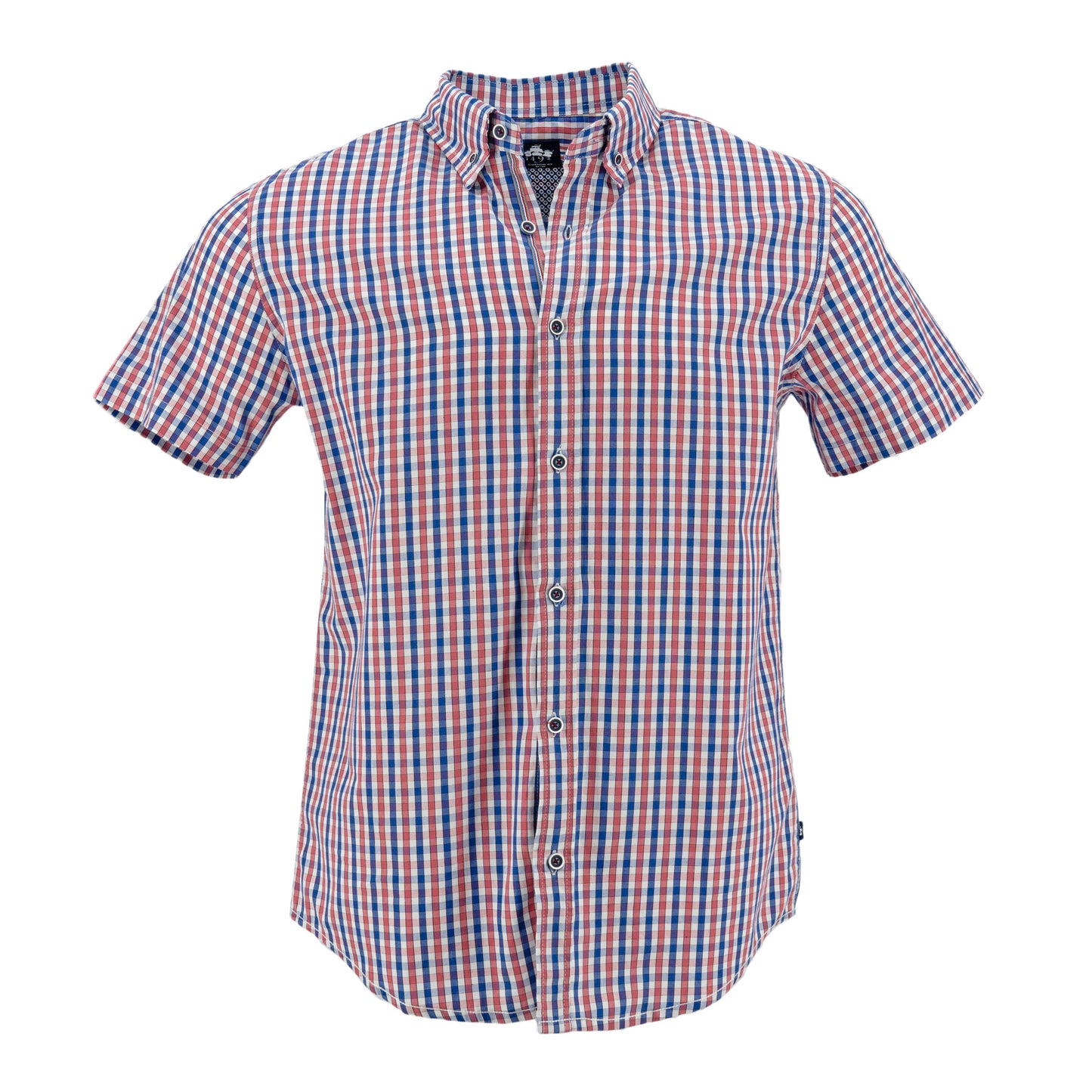 CAMISA 1492 MANGAS CORTAS CUADROS PARA CABALLEROS ** ANT-546 CODIGO: 3015540