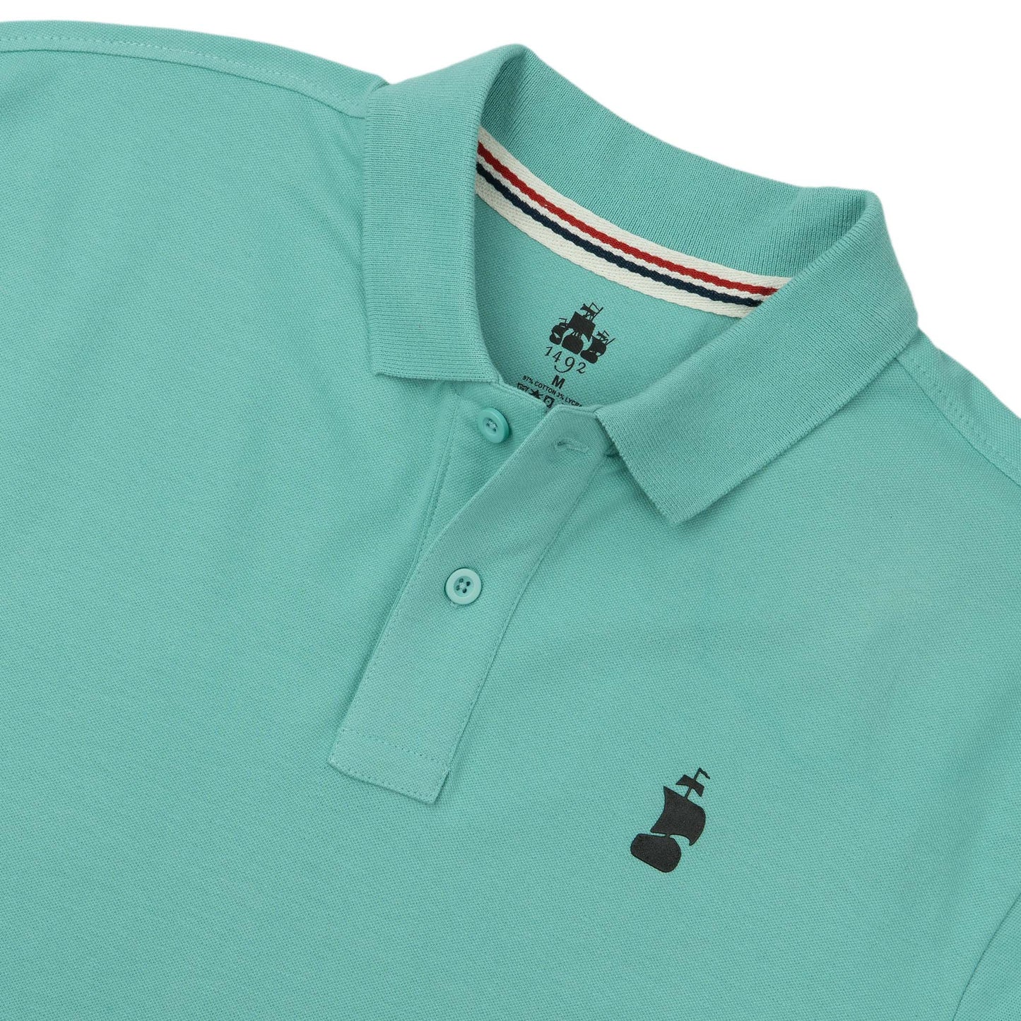 POLO 1492 MANGAS CORTAS LISO PARA CABALLEROS