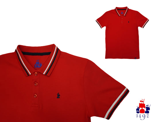 POLO 1492 MANGAS CORTAS LISO NINO ** AB-023 CODIGO: 601202195435