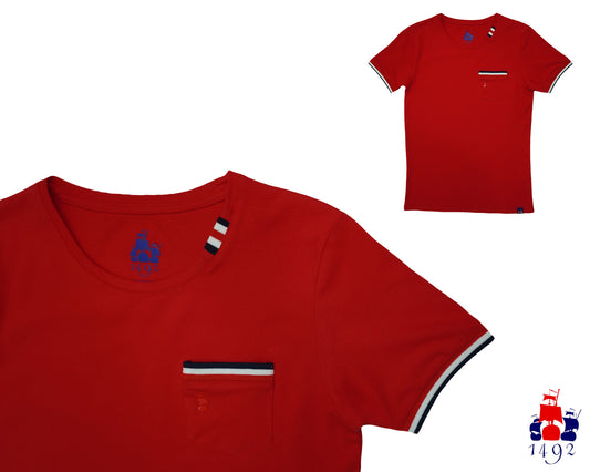 T-SHIRT 1492 MANGAS CORTAS LISO NINO ** AB-091 CODIGO: 601202191345