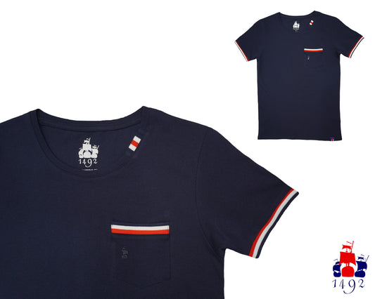 T-SHIRT 1492 MANGAS CORTAS LISO NINO ** AB-092 CODIGO: 601202192571