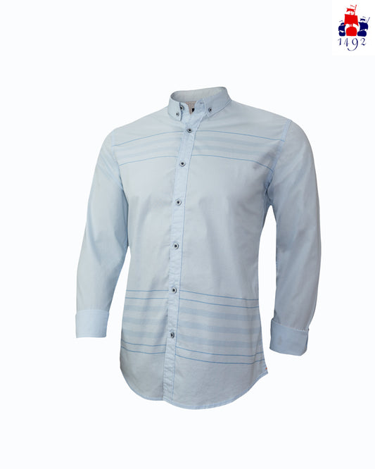 CAMISA 1492 MANGAS LARGAS RAYAS NINO ** AB-190 CODIGO: 601202193011