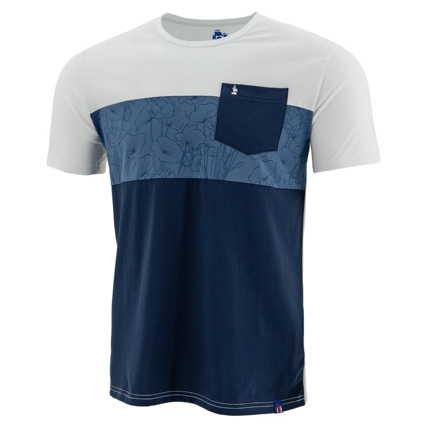 T-SHIRT 1492 MANGAS CORTAS ESTAMP C/ BOLSILLO PARA CABALLEROS